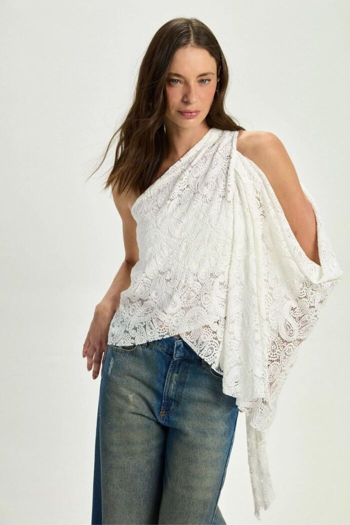 Imagem de Blusa Audrey Off White Le Blog