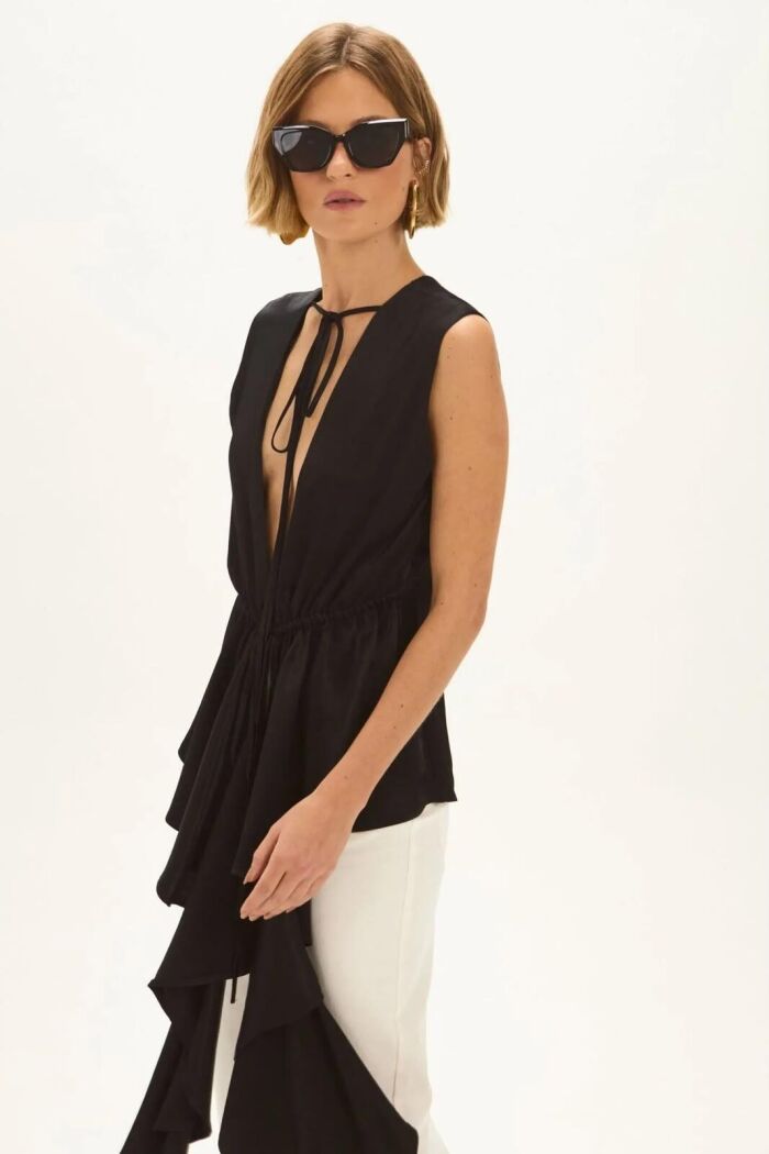 Imagem de Blusa Elis Preta Le Blog