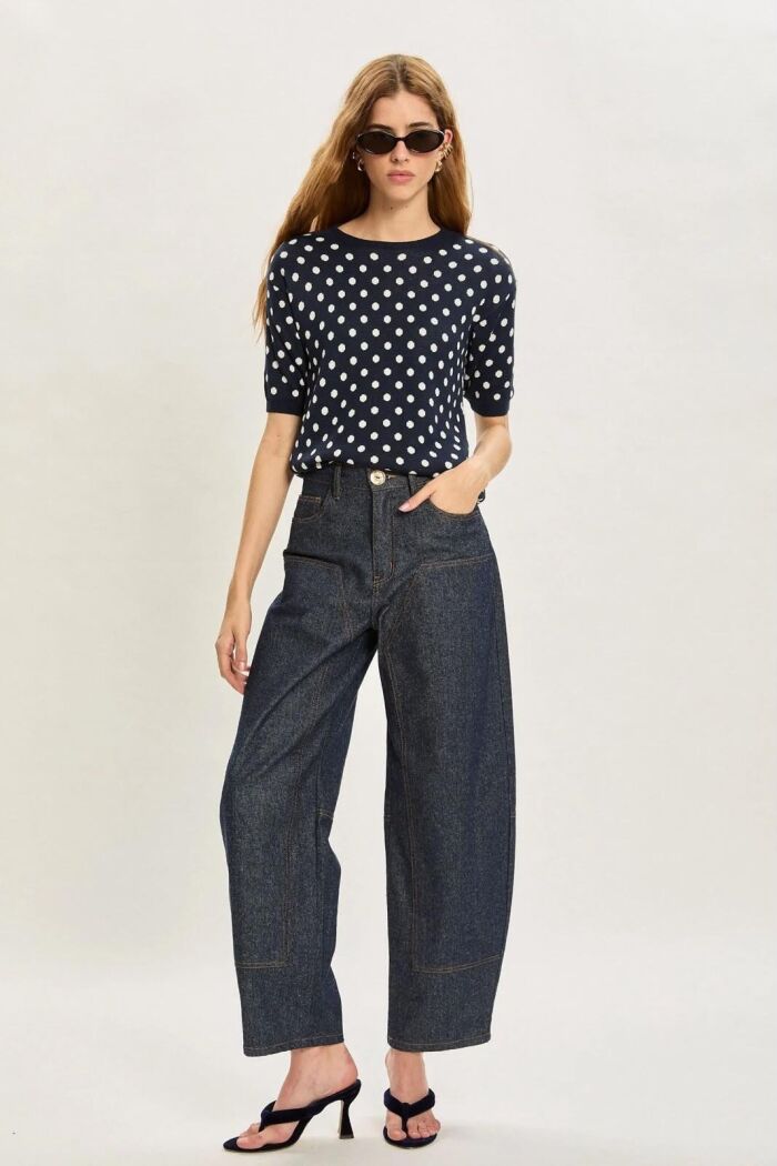 Imagem de Blusa Gisele Azul Navy Le Blog