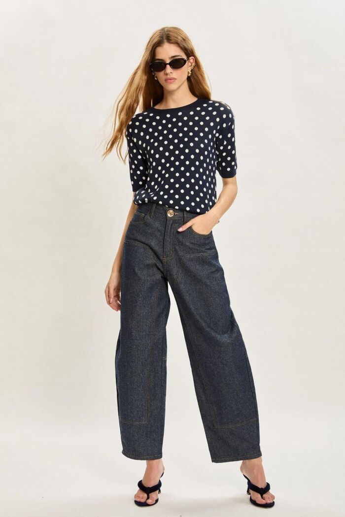 Imagem de Blusa Gisele Azul Navy Le Blog