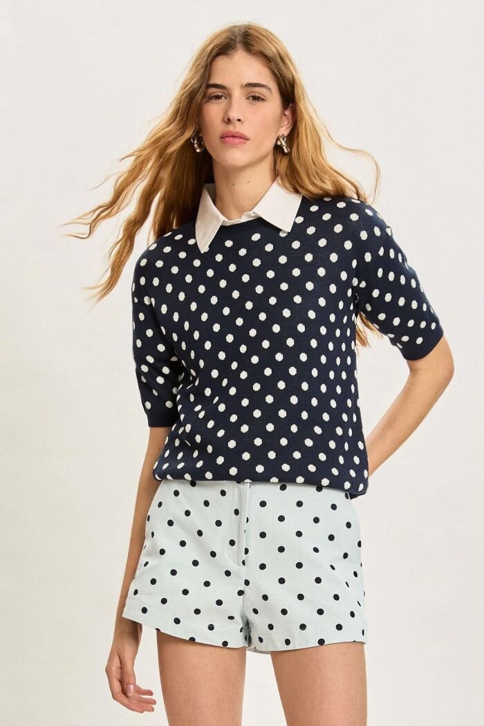 Imagem de Blusa Gisele Azul Navy Le Blog