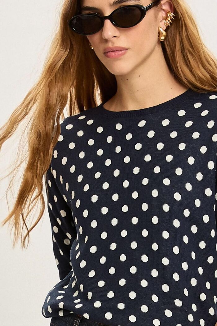 Imagem de Blusa Gisele Azul Navy Le Blog