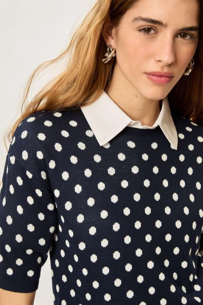 Imagem de Blusa Gisele Azul Navy Le Blog