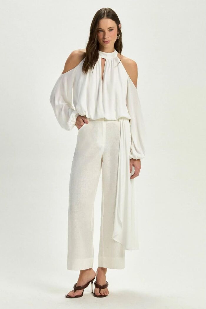 Imagem de Calça Tassia Off White Le Blog