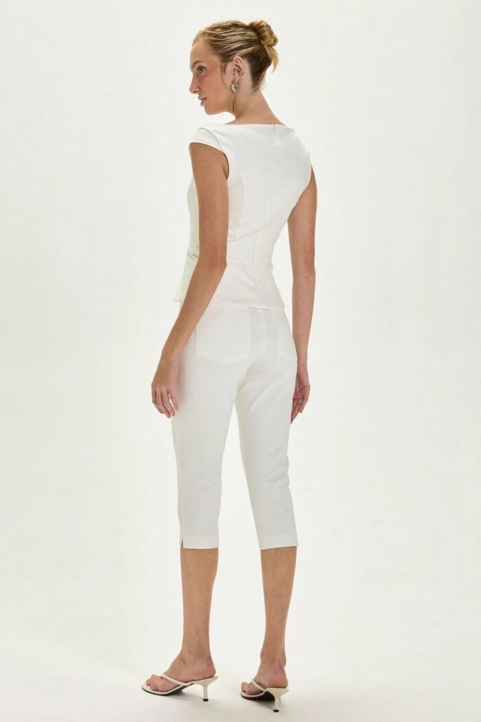 Imagem de Calça Manuela Off White Le Blog