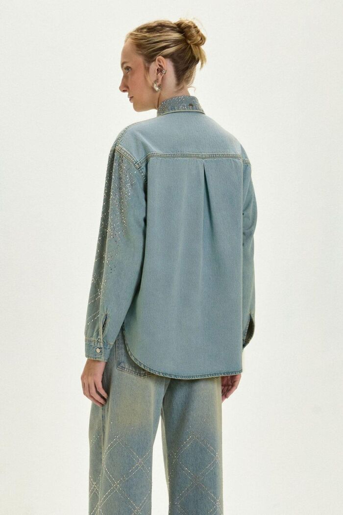 Imagem de Camisa Antonela Jeans Le Blog