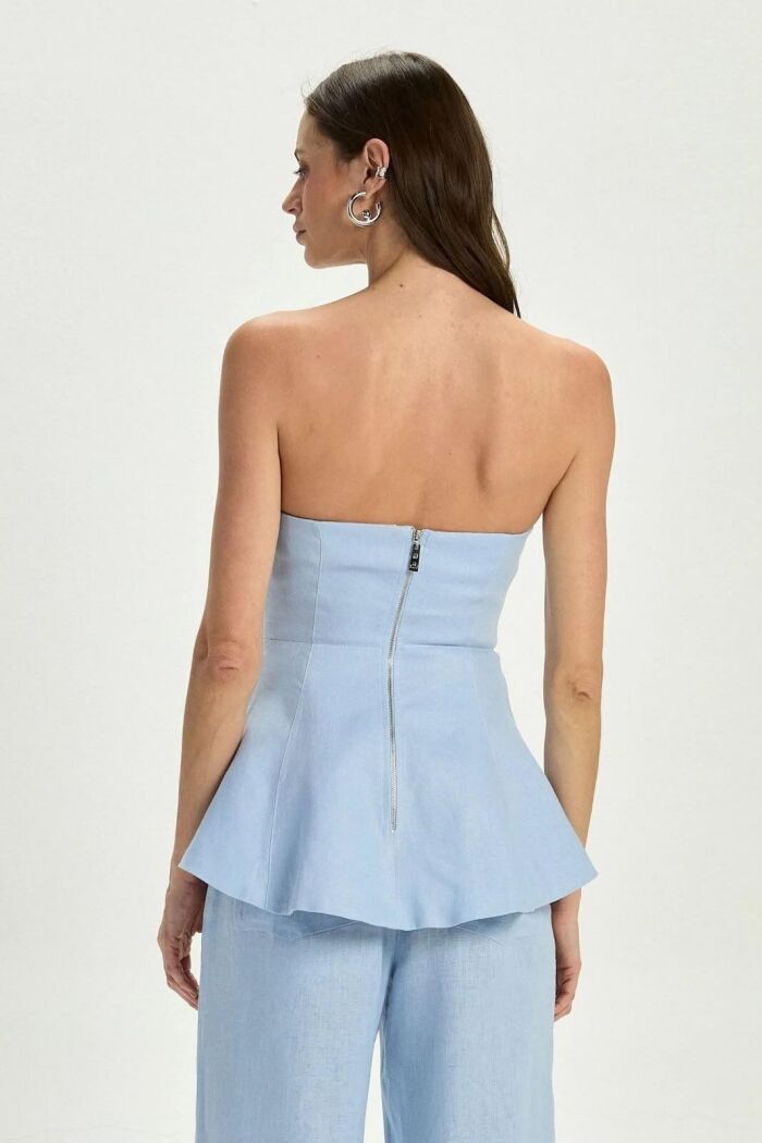 Imagem de Corselet Tássia Pastel Blue Le Blog