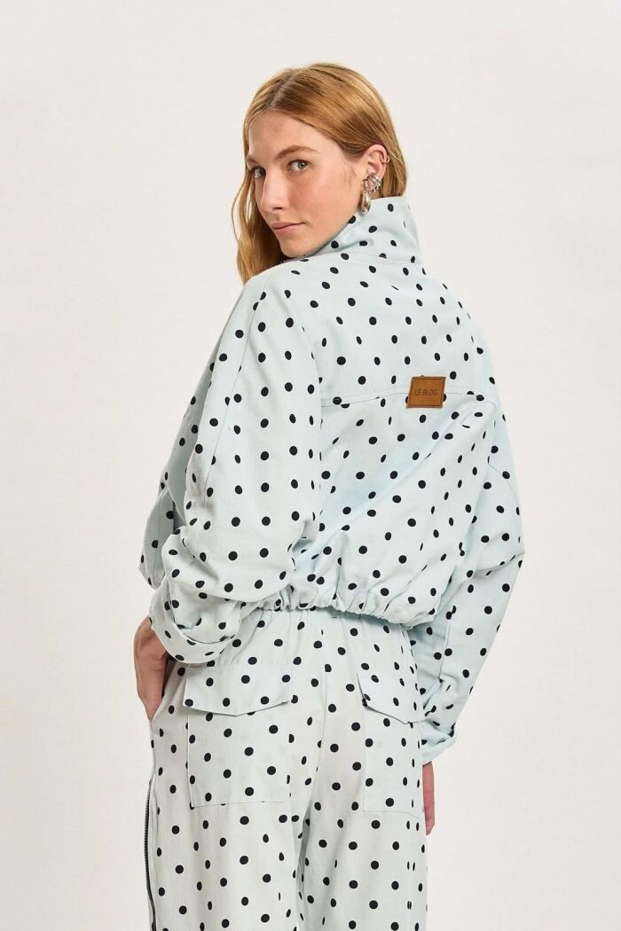 Imagem de Jaqueta Chloe Polka Blue Le Blog