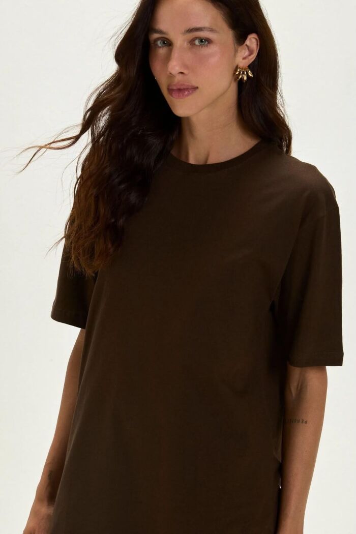 Imagem de T-Shirt Yasmin Marrom Le Blog