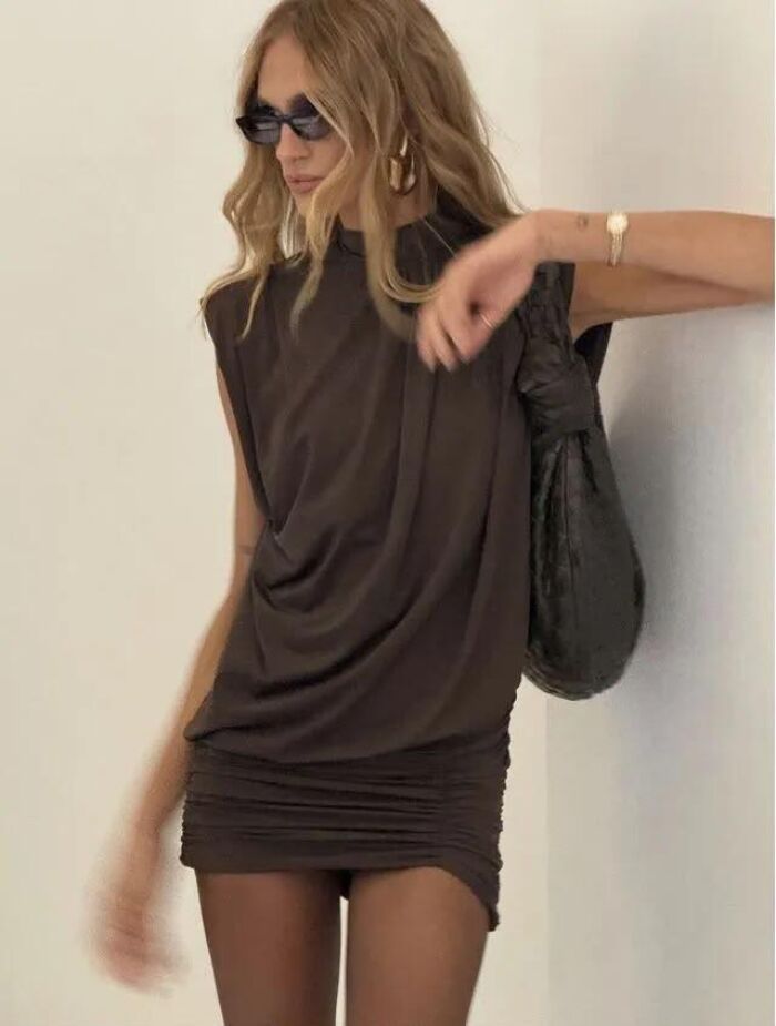 Imagem de Vestido Aline Marrom Cloude