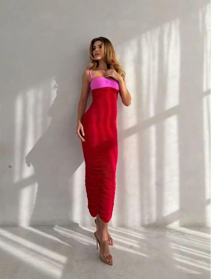 Imagem de Vestido Ruth Vermelho Cloude