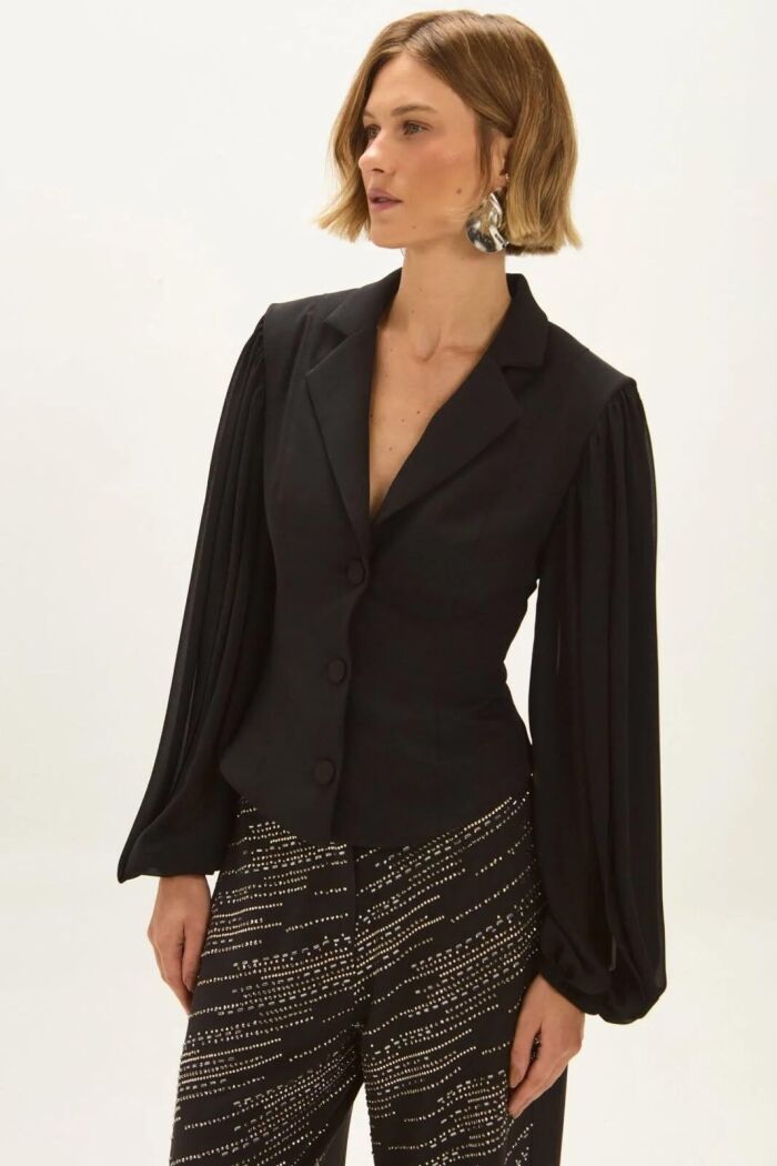 Imagem de Blazer Pietra Preto Le Blog