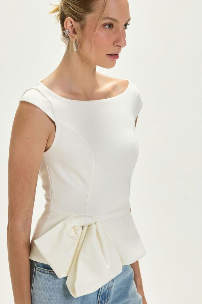 Imagem de Blusa Manuela Off White Le Blog