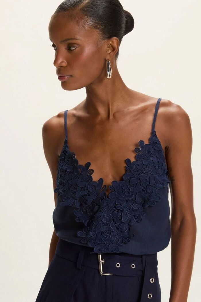 Imagem de Blusa Mika Navy Le Blog