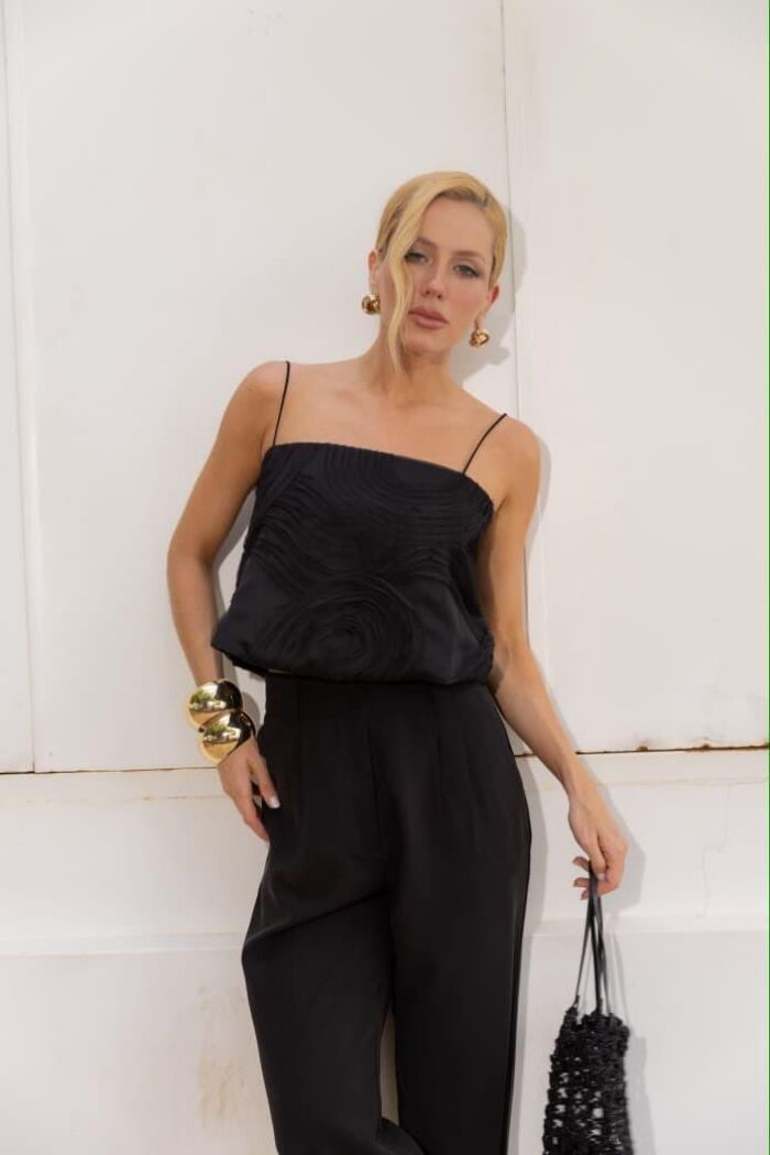 Imagem de Blusa Waves Preta Olívia
