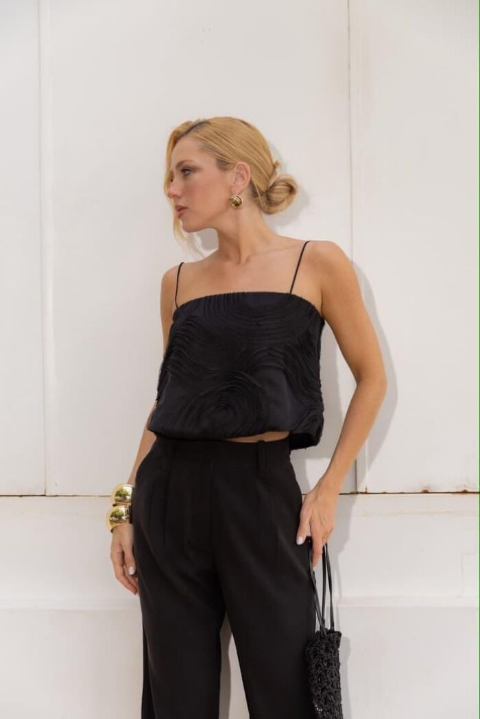 Imagem de Blusa Waves Preta Olívia