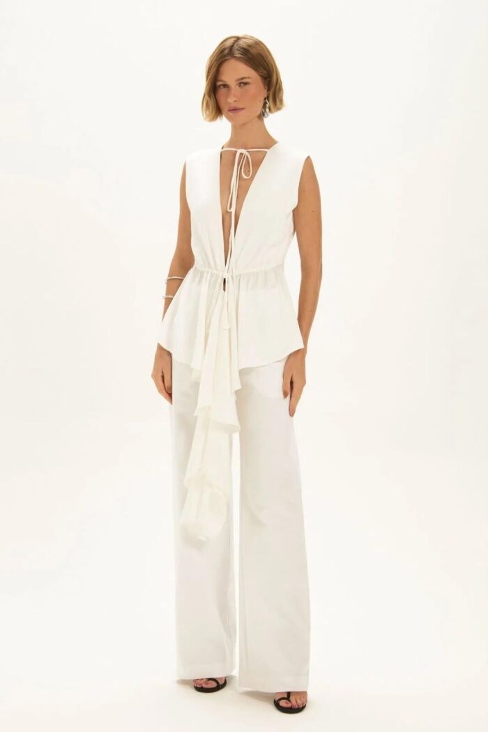 Imagem de Calça Ester Off White Le Blog