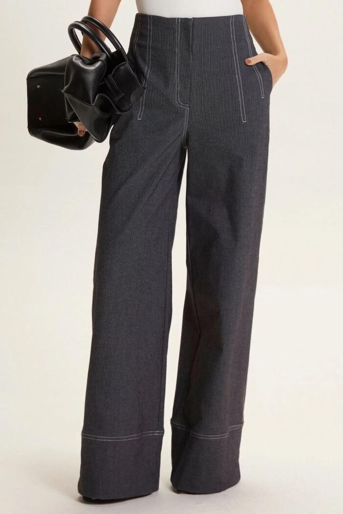 Imagem de Calça Malu Azul Navy Le Blog