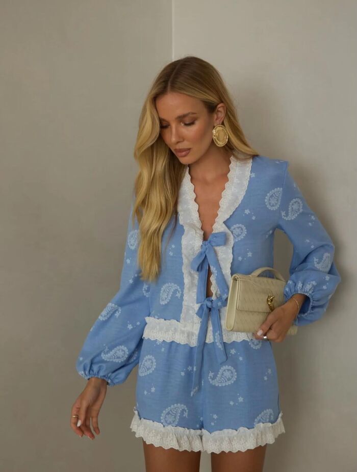Imagem de Conjunto Eni Azul Cloude