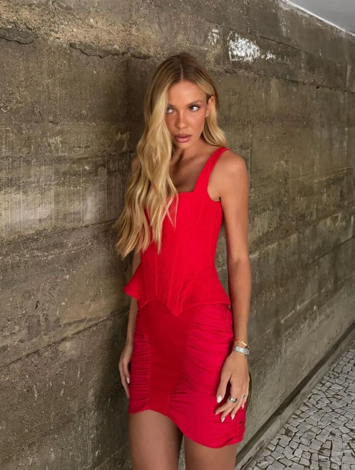 Imagem de Conjunto Taty Vermelho Cloude