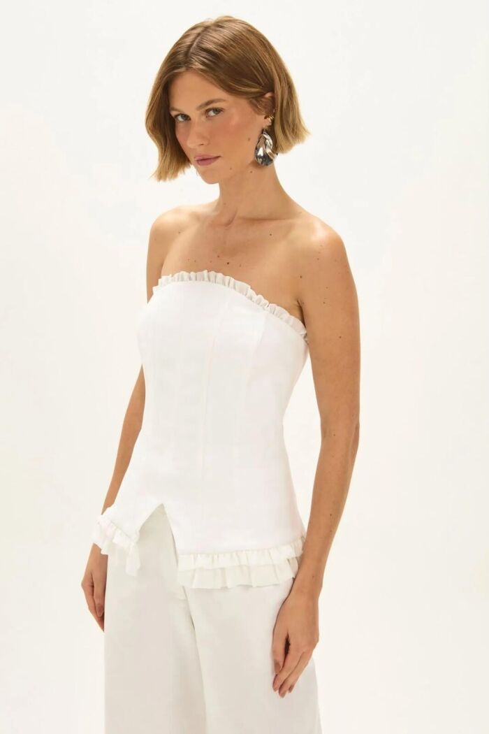 Imagem de Corselet Estela Off White Le Blog