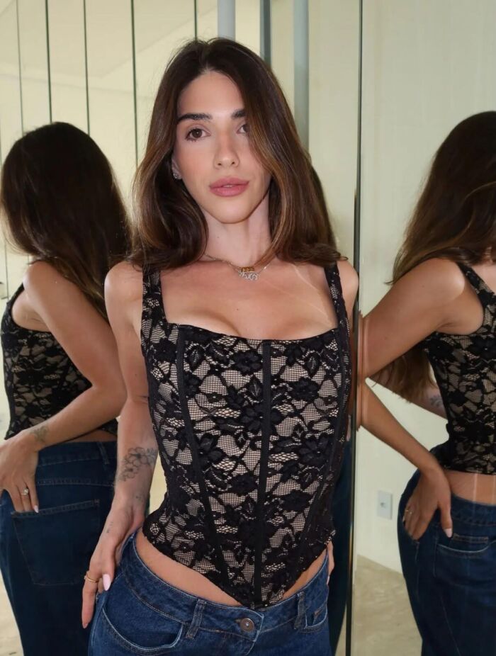 Imagem de Cropped Telma Preto Cloude