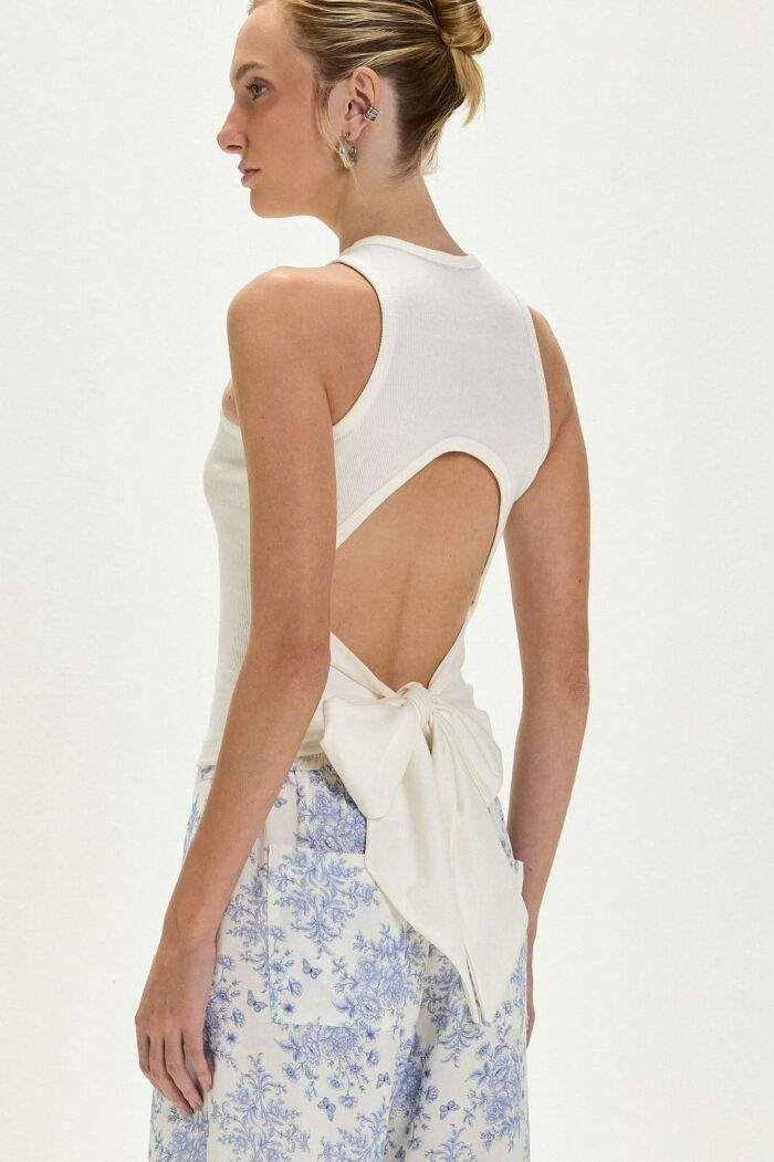Imagem de Regata Celina Off White Le Blog