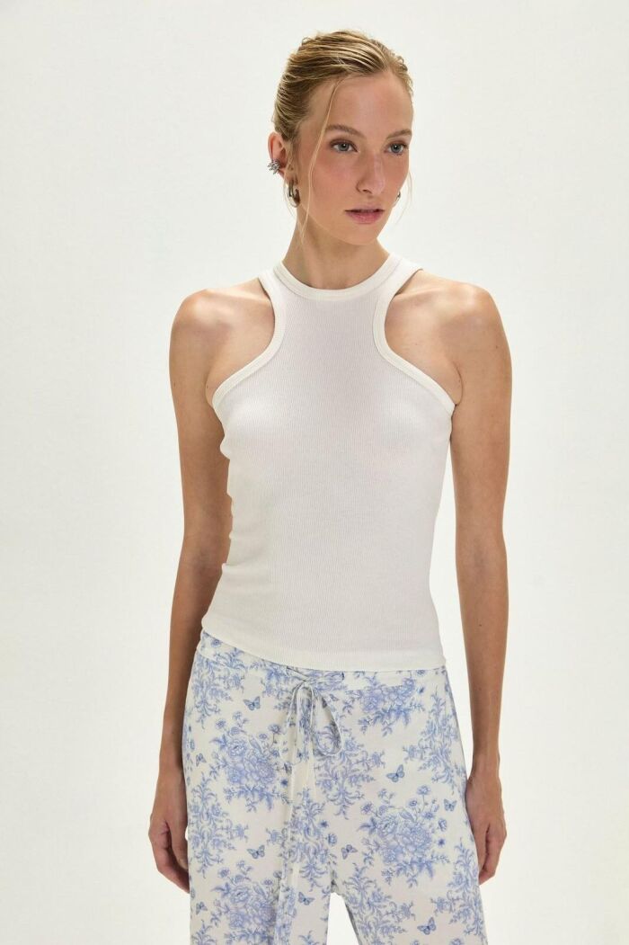 Imagem de Regata Celina Off White Le Blog