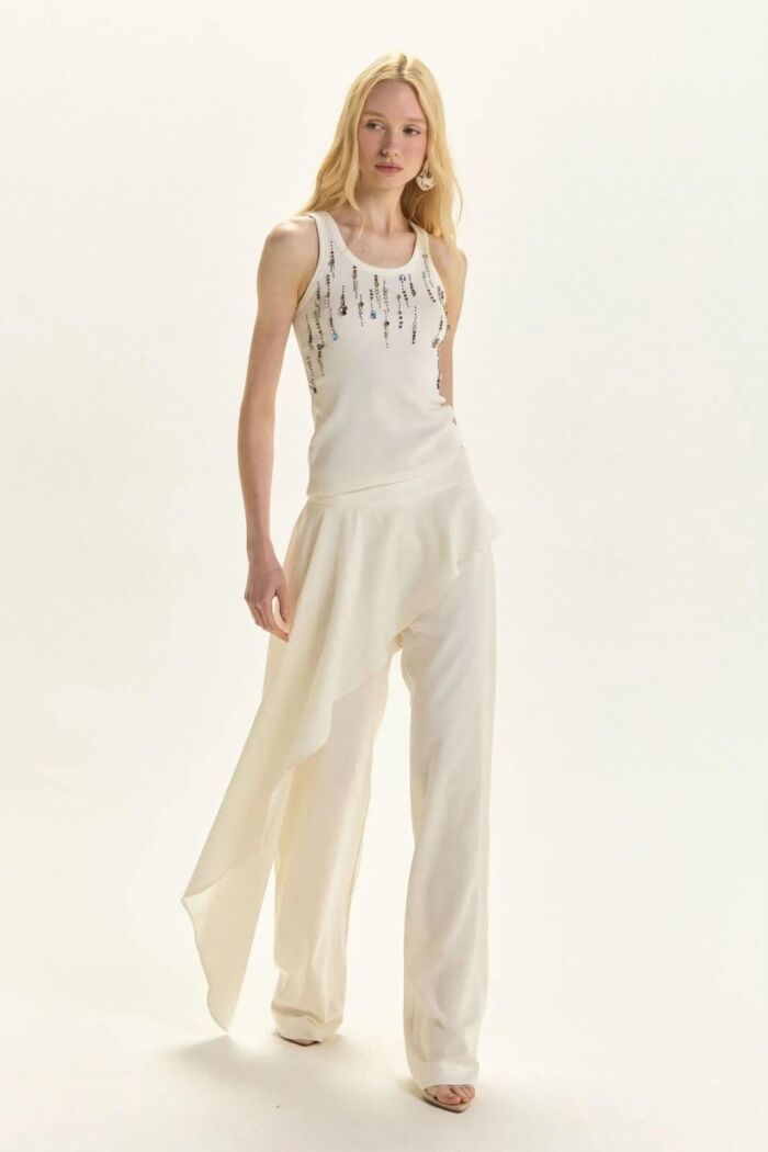 Imagem de Regata Stephanie Off White Le Blog