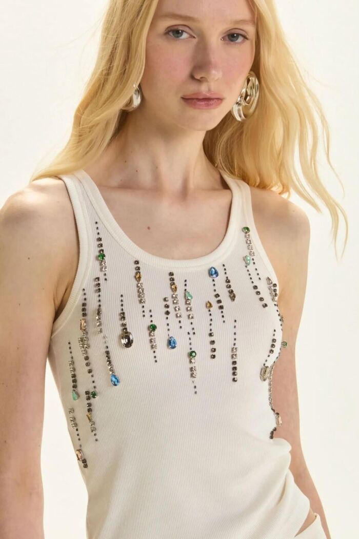 Imagem de Regata Stephanie Off White Le Blog
