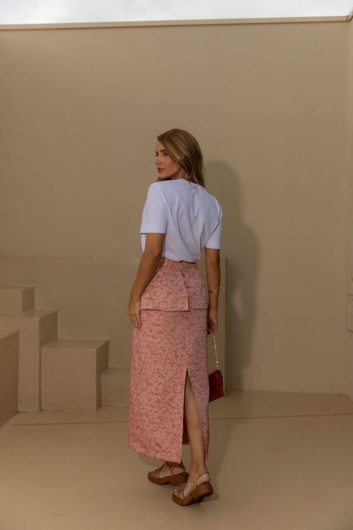 Imagem de Saia Jacquard Red Olívia