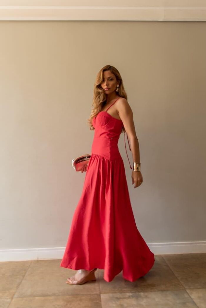 Imagem de Vestido Mídi Red Olívia