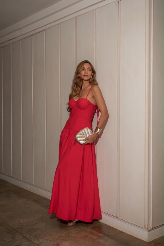 Imagem de Vestido Mídi Red Olívia