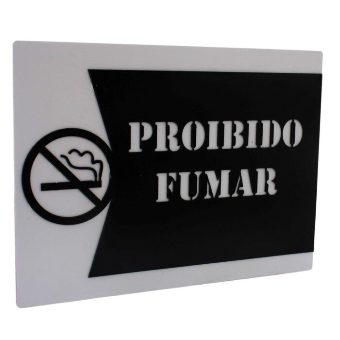 Imagem de Placa de Identificação - Proibido Fumar
