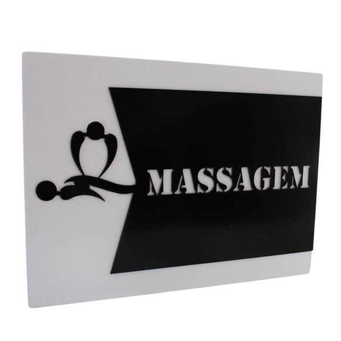 Imagem de Placa de Identificação - Massagem