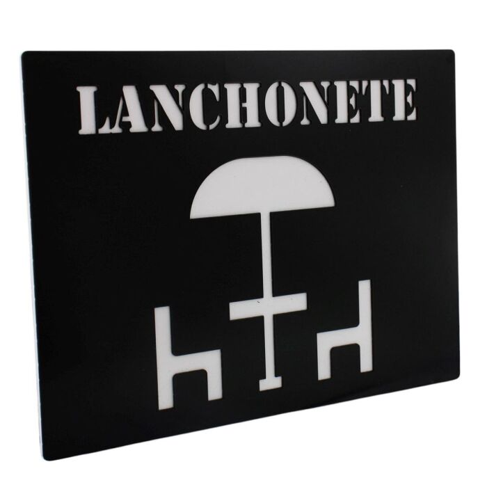 Imagem de Placa de Identificação - Lanchonete