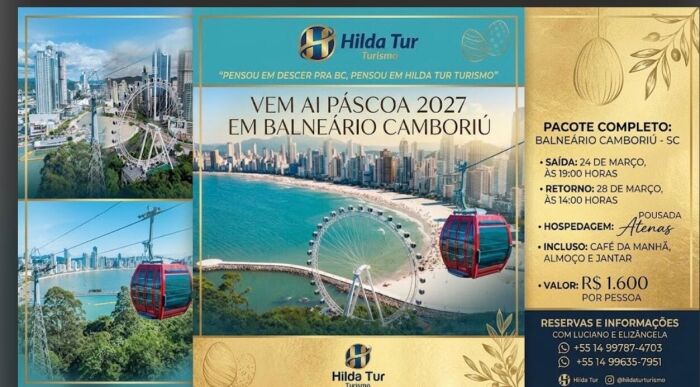 Imagem de Pacote Páscoa 2027 Balneário Camboriú