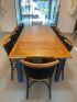 Imagem adicional 0 do item Mesa Industrial Teca 240x100 com Cadeira Milano