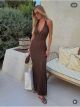 Imagem adicional 0 do item Vestido Zoe Marrom - Cloude