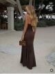Imagem adicional 1 do item Vestido Zoe Marrom - Cloude