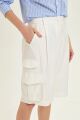 Imagem adicional 4 do item Bermuda Kate Off White Le Blog