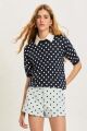 Imagem adicional 6 do item Blusa Gisele Azul Navy Le Blog