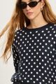 Imagem adicional 8 do item Blusa Gisele Azul Navy Le Blog