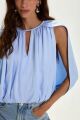 Imagem adicional 4 do item Blusa Cecília Cloud Blue Le Blog