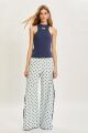 Imagem adicional 5 do item Calça Chloe Polka Blue Le Blog