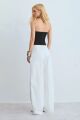 Imagem adicional 0 do item Calça Baggy Prega Frontal Recorte V Costas Off White Zen