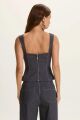 Imagem adicional 1 do item Corselet Malu Azul Navy Le Blog