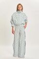 Imagem adicional 3 do item Jaqueta Chloe Polka Blue Le Blog