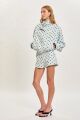 Imagem adicional 2 do item Jaqueta Chloe Polka Blue Le Blog