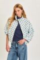 Imagem adicional 7 do item Jaqueta Chloe Polka Blue Le Blog